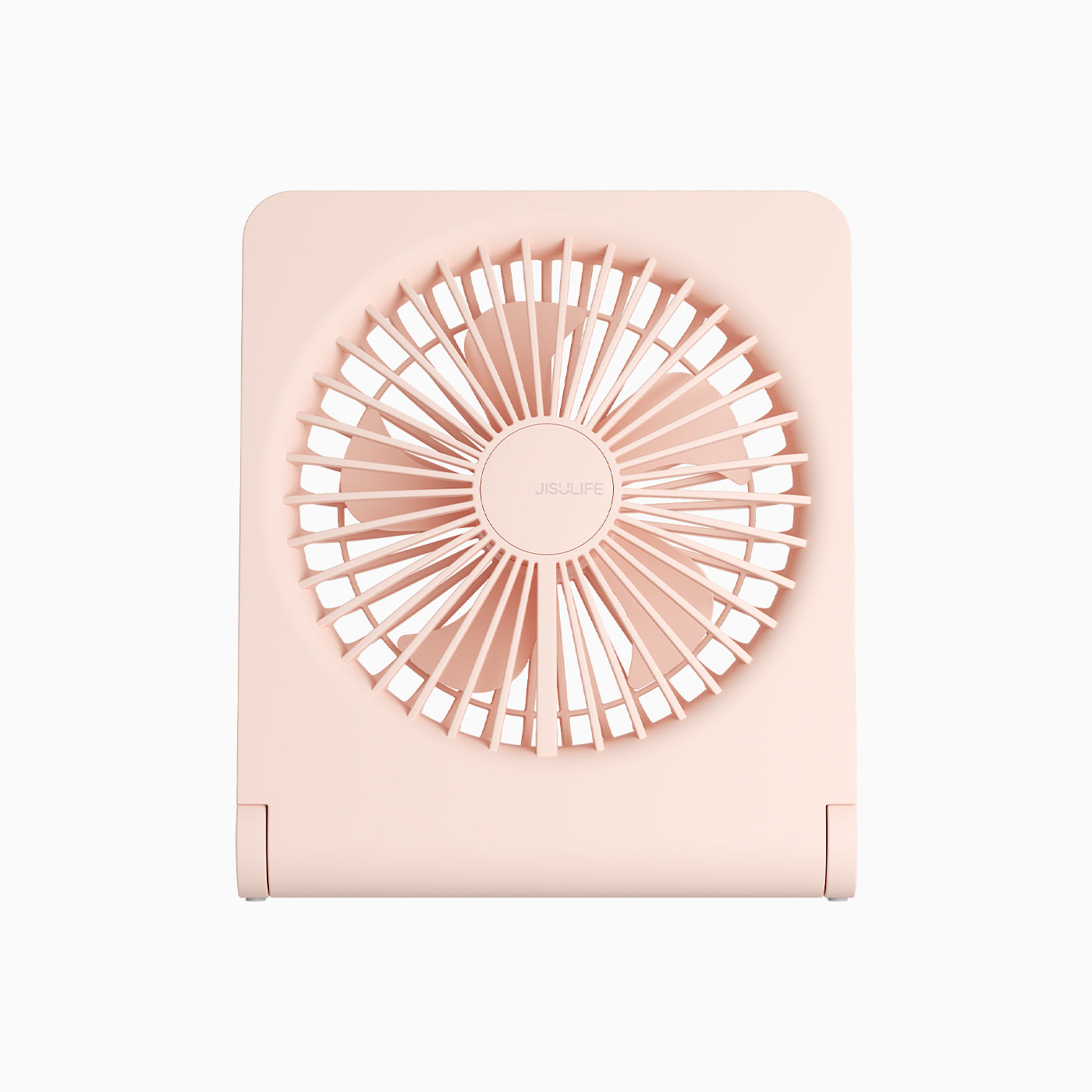 Pink Jisulife Table Fan Life3 with square base and round front grille