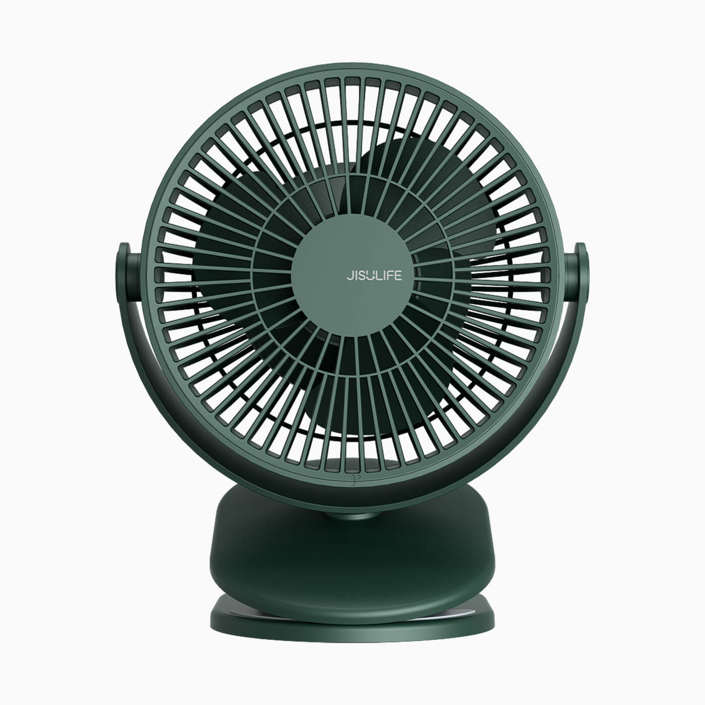 JisuLife Clip Fan Life1 green 3-in-1 desktop clip fan with adjustable head