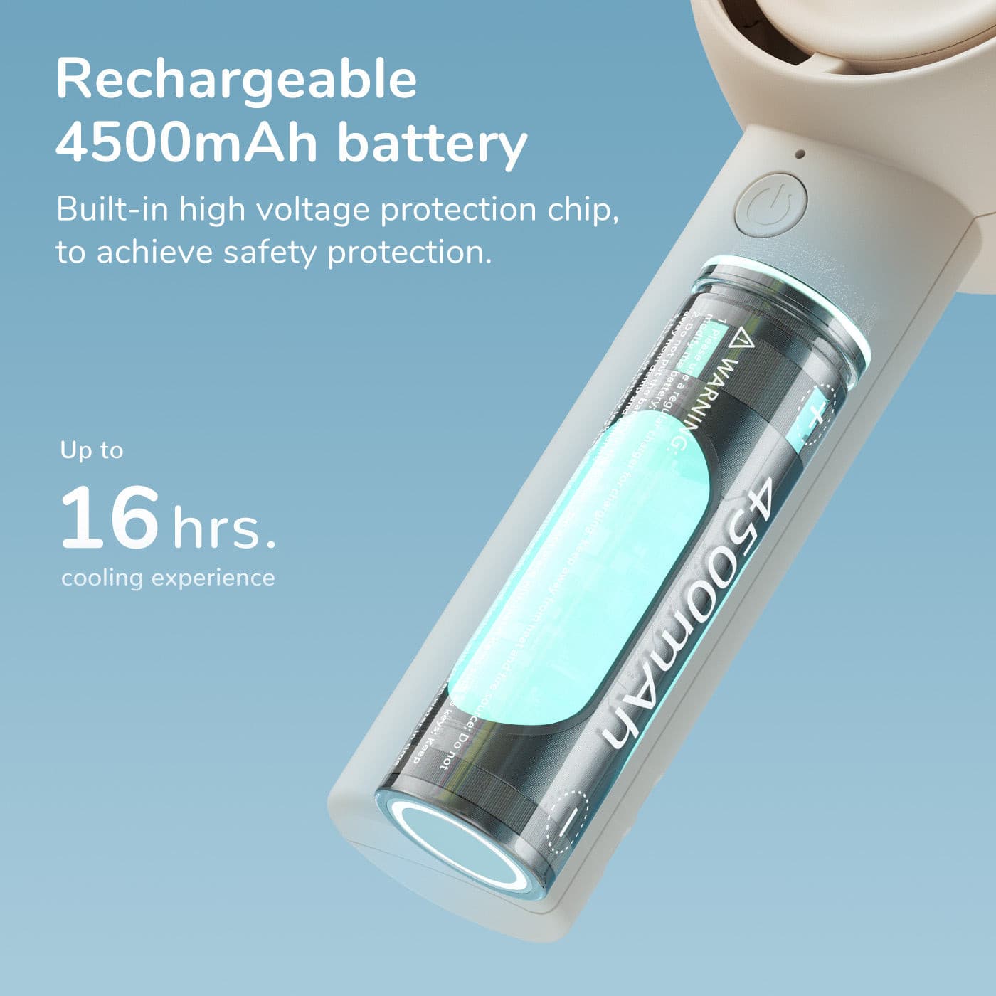 JISULIFE Handheld Fan Life5.