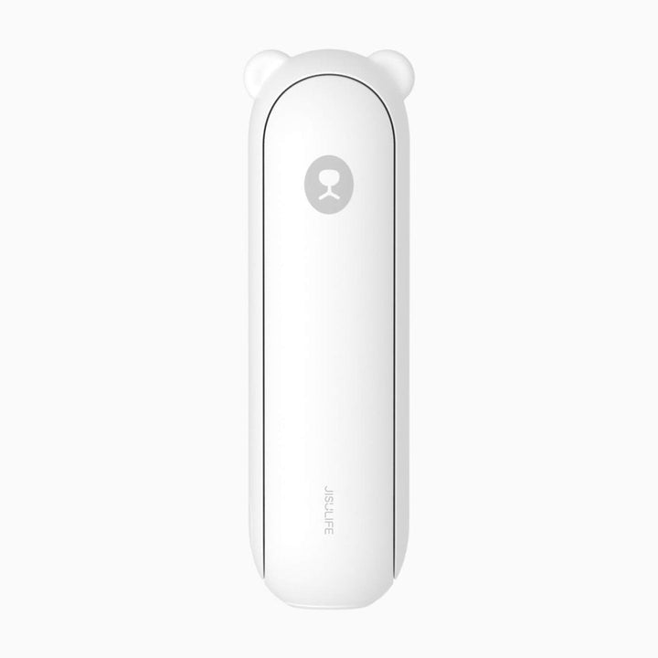 JISULIFE Handheld Fan with 4800 mAh Powerbank, Pocket Personal Fan, Enhanced Airflow, Rechargeable Quiet Mini Fan.