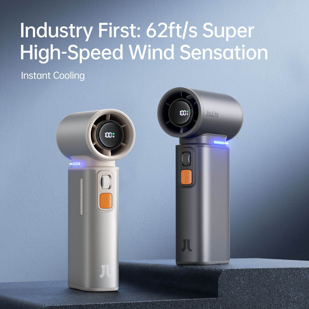 Portable Handheld Fans | Quiet & Rechargeable | JISULIFE