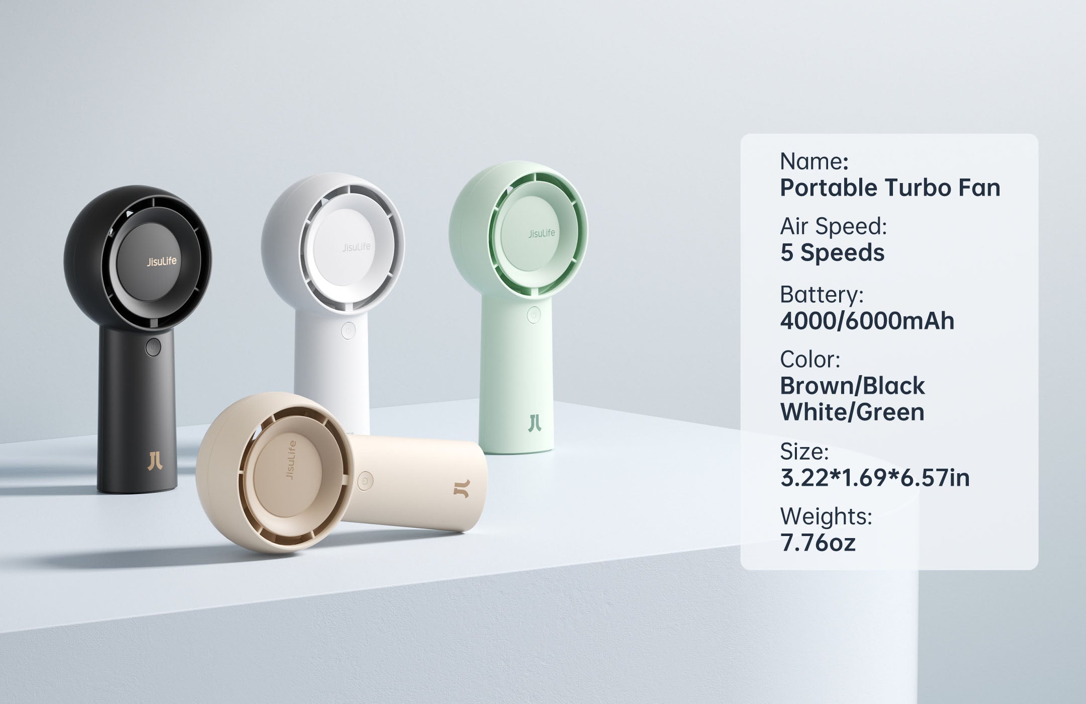 Jisulife Handheld fan life5plus