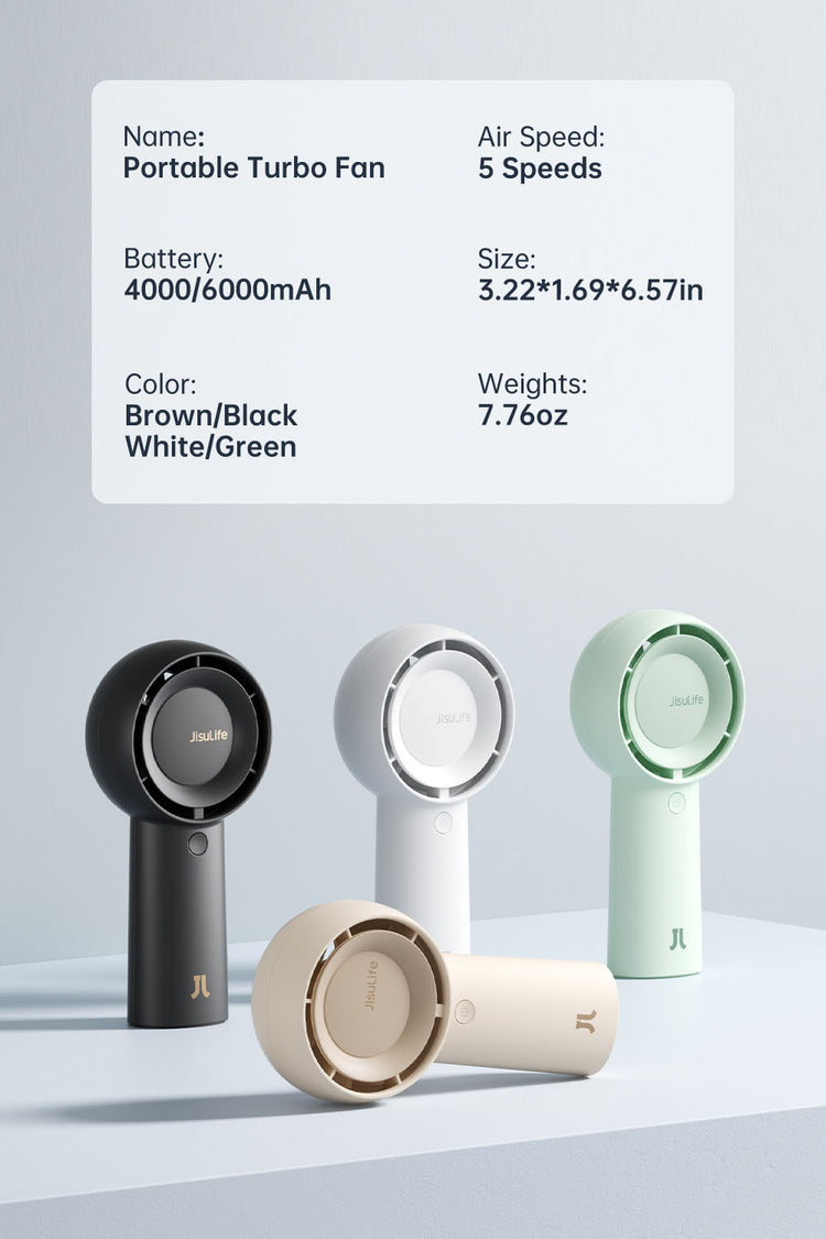 Jisulife Handheld fan life5plus