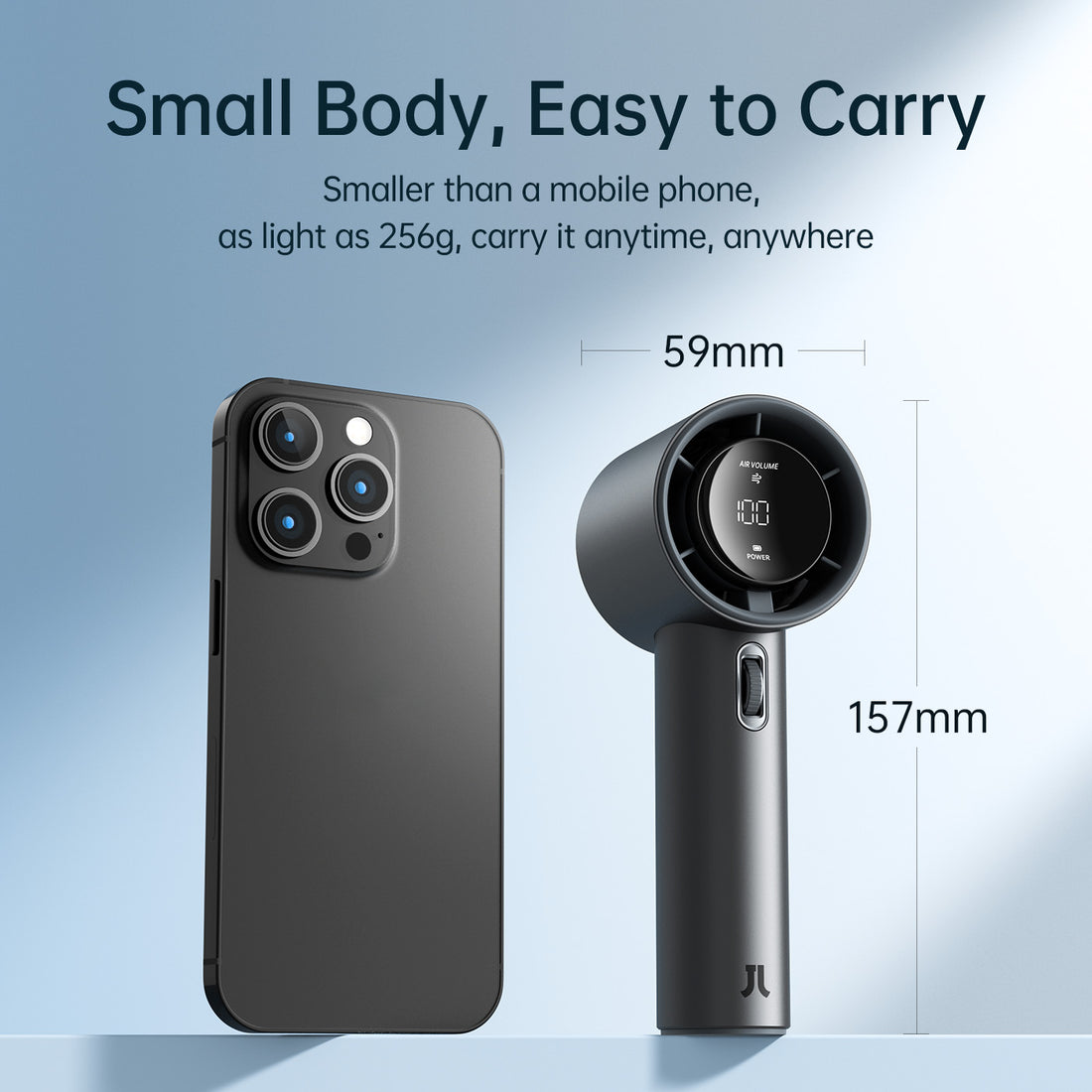 Handheld Fan Pro1S | Powerful & 18W Fast Charge | JISULIFE