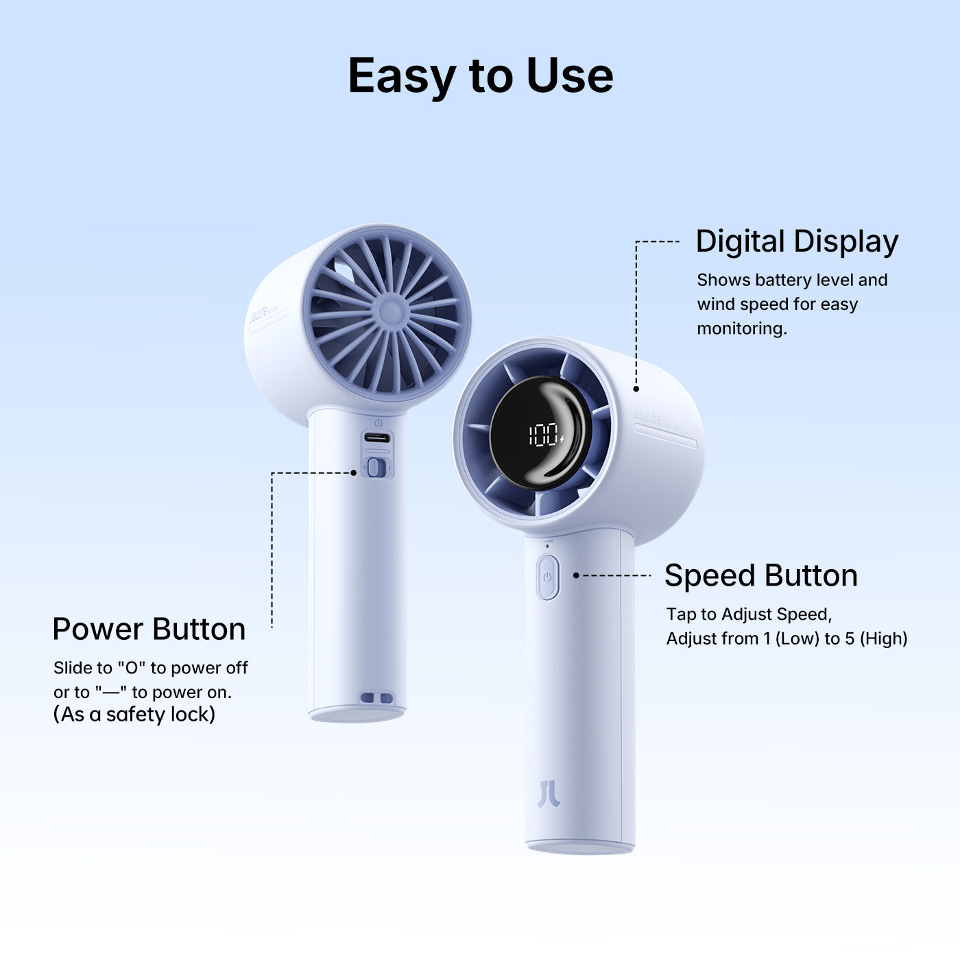 JisuLife Handheld Fan Life10S