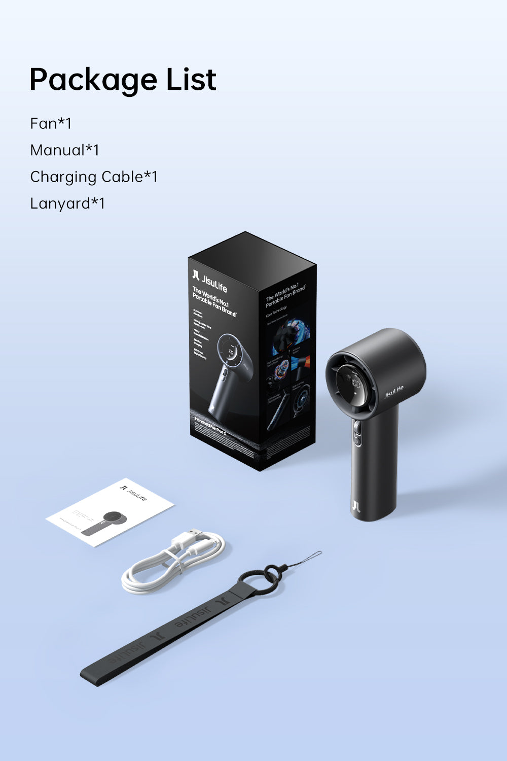 JisuLife Handheld Fan Pro1S (New Version)