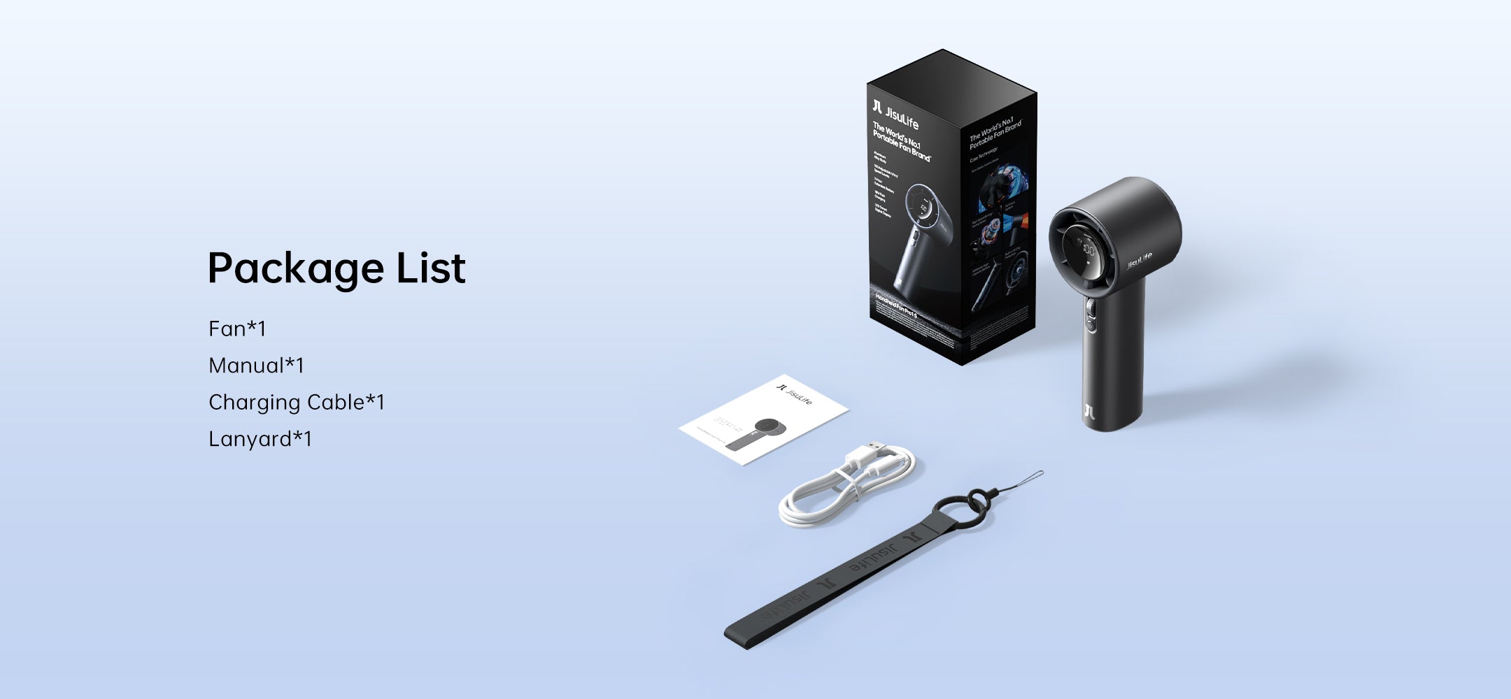 JisuLife Handheld Fan Pro1S (New Version)