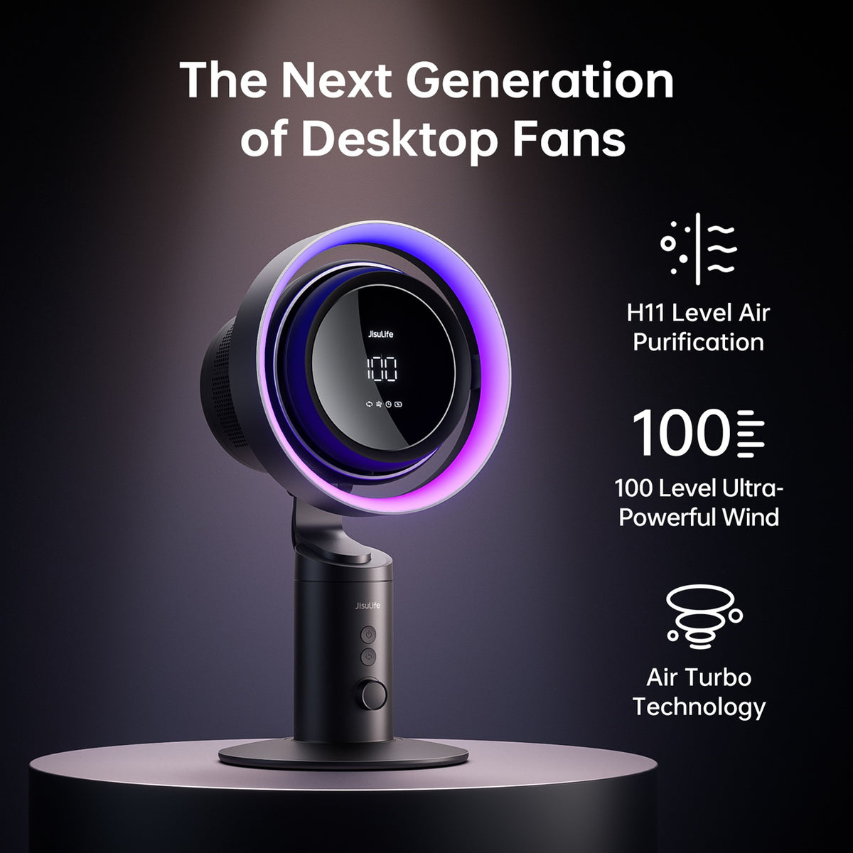 Table Fan Hub JisuLife Table Fan Pro3