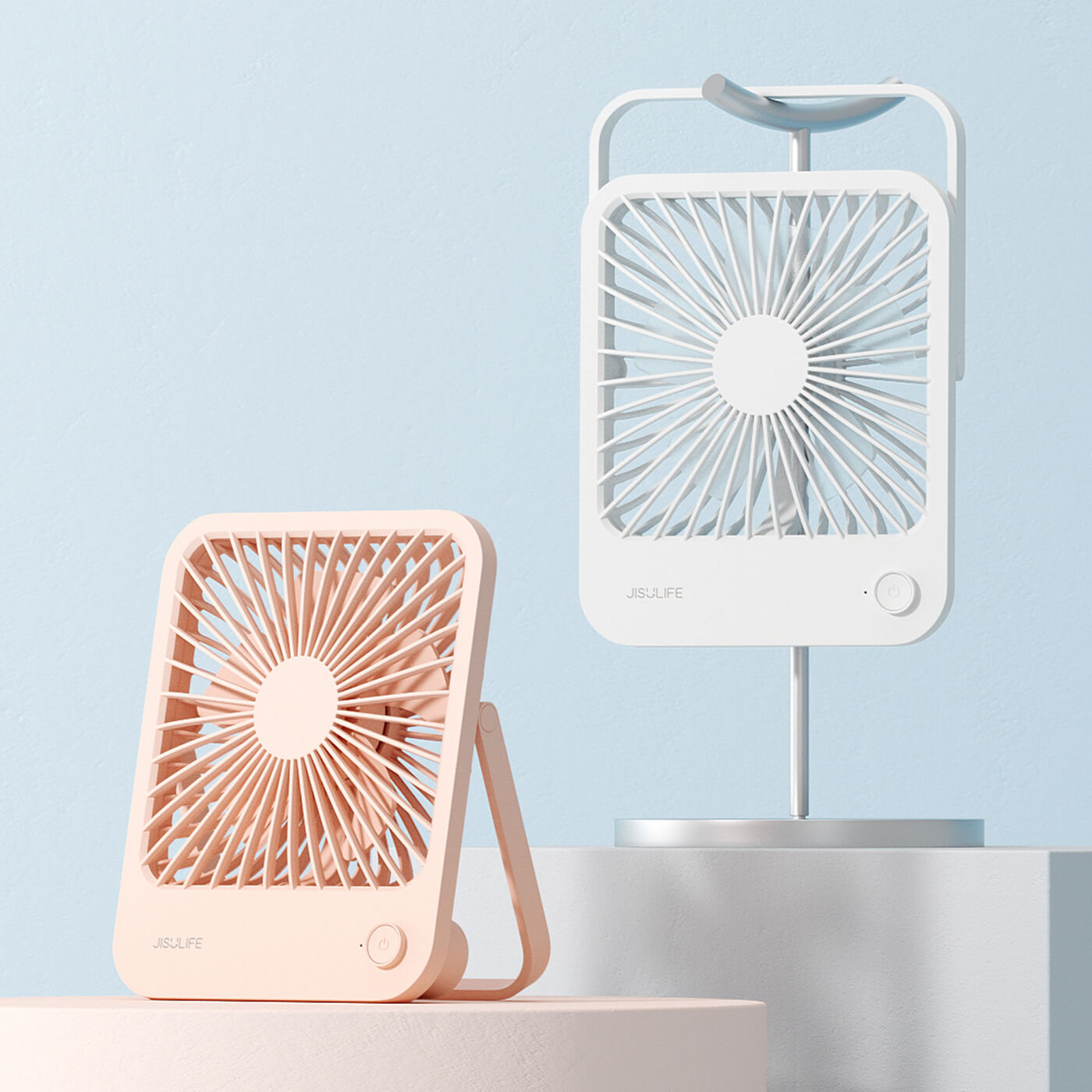 Table Fan Hub Compact Table Fans | Silent & Powerful | JISULIFE
