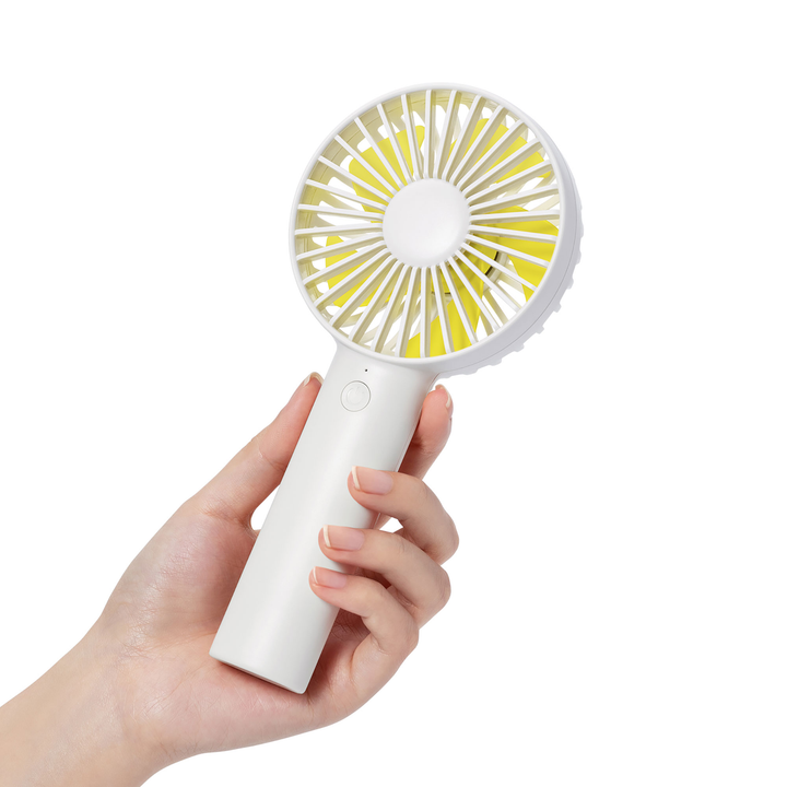 JISULIFE FA21 Handheld Fan, Portable Small Fan with 3 Speeds, USB Rechargeable Hand Fan, Personal Fan Battery Operate for Outdoor, Indoor, Commute, Office, Travel.