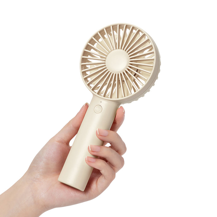 JISULIFE FA21 Handheld Fan, Portable Small Fan with 3 Speeds, USB Rechargeable Hand Fan, Personal Fan Battery Operate for Outdoor, Indoor, Commute, Office, Travel.